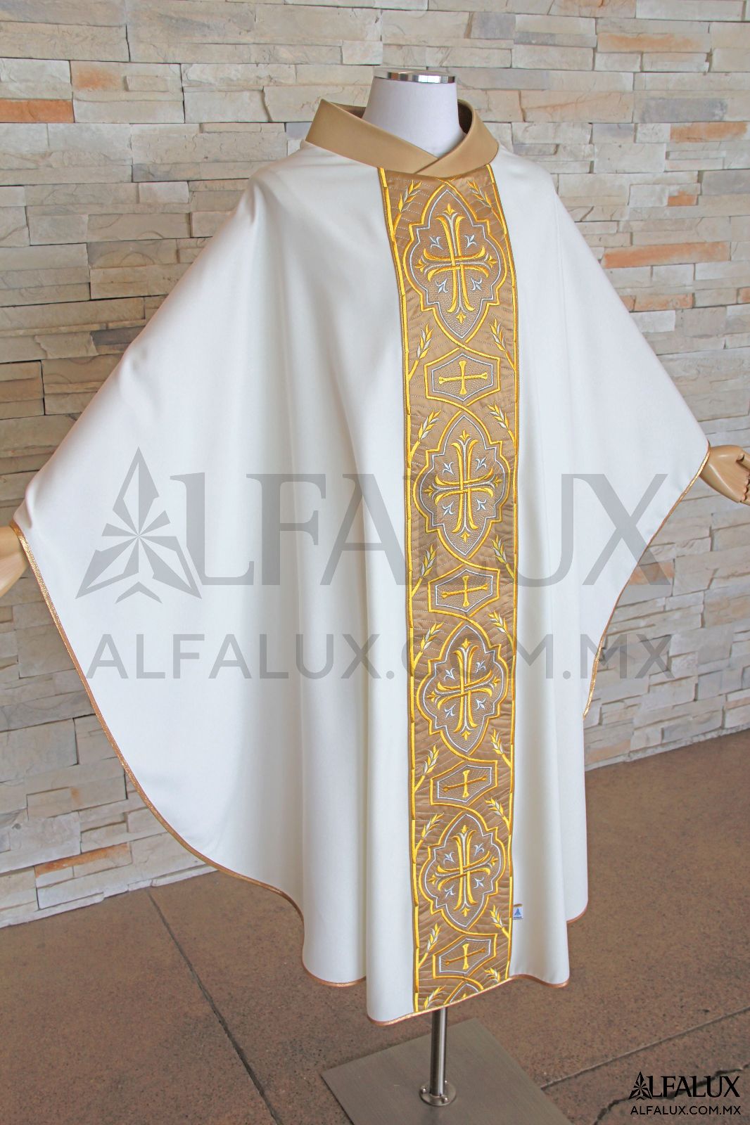 04 IMPERIAL Alfalux Blanco Central y Cuello Dorado Razo (2)